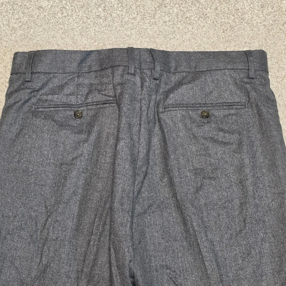 Banana Republic Wool Pants 36S Vitale Barberis Canonico Super 120s Flannel 36x28